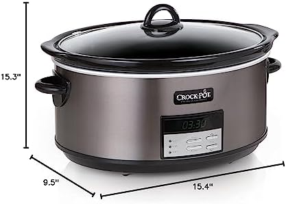 Crock-Pot 8 Quart Programmable Slow Cooker with Auto Warm 78 7a in tz 8c