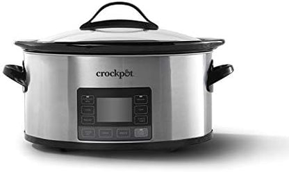 Crock-Pot MyTime 6 Quart Programmable Slow Cooker 7e qn 6n zt 34