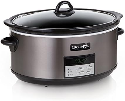 Crock-Pot 8 Quart Programmable Slow Cooker with Auto Warm 78 at nb yl ik