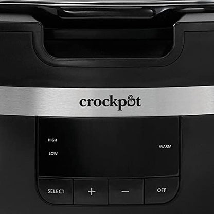 Crock-Pot Thermoshield 6 Quart Slow Cooker with Carry Handles x9 6d 96 k4 50