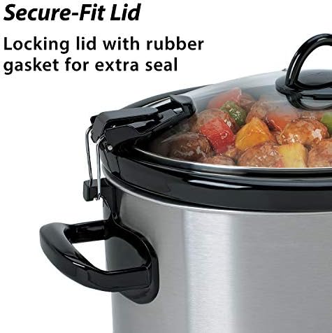 Crock-Pot Cook & Carry 6 Quart Portable Slow Cooker jf qc 6t oc ib