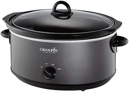 Crock-Pot 7 Quart Slow Cooker – Charcoal 61 b1 63 5o nv
