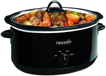 Crock-Pot 8 Quart Manual Slow Cooker – Black dy 5l 36 bw w0