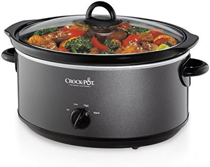 Crock-Pot 7 Quart Slow Cooker – Charcoal 61 b1 63 5o nv