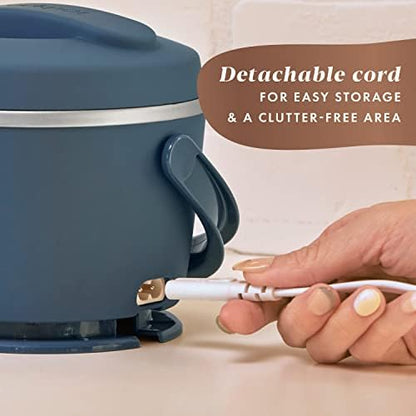 Crock-Pot Electric Lunch Box Food Warmer 20oz – Faded Blue uc y2 6p x6 zp