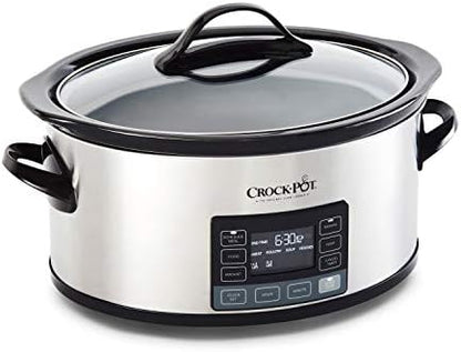 Crock-Pot MyTime 6 Quart Programmable Slow Cooker 7e qn 6n zt 34