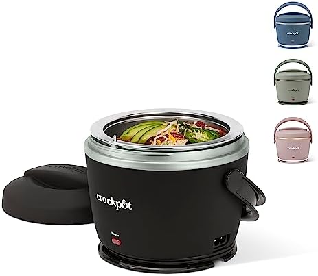 Crock-Pot Electric Lunch Box Food Warmer 20oz – Black 1k h1 q0 z3 tx