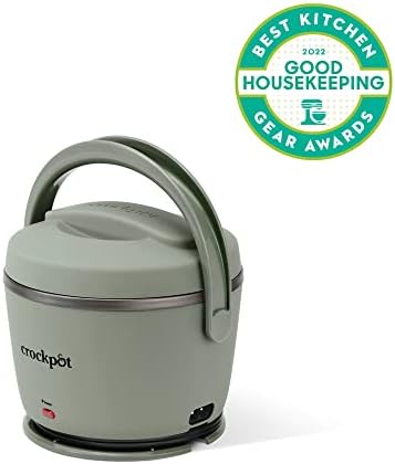 Crock-Pot Portable Electric Lunch Box Food Warmer – Green w8 y7 7u gh 4j