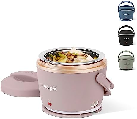 Crock-Pot Electric Lunch Box Food Warmer 20oz – Blush Pink 62 w5 kx 4l 5z