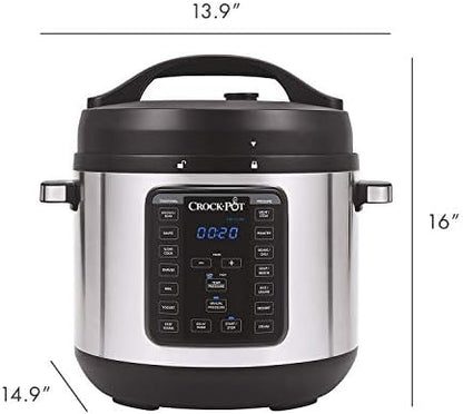 Crock-Pot 8 Quart Express Crock Multi-Use Pressure Cooker ml 67 cn qw d9