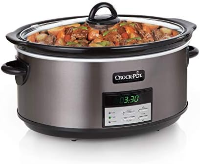 Crock-Pot 8 Quart Programmable Slow Cooker with Auto Warm 78 at nb yl ik