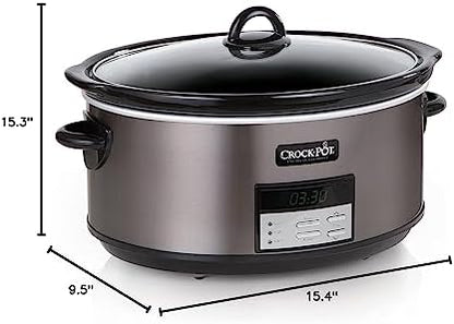 Crock-Pot 8 Quart Programmable Slow Cooker with Auto Warm 78 7a in tz 8c