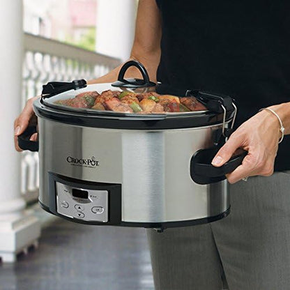 Crock-Pot Cook & Carry 6 Quart Programmable Slow Cooker 9u vv yz if sz