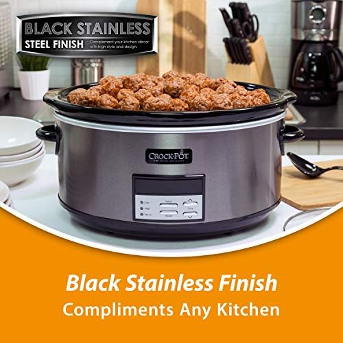 Crock-Pot 8 Quart Programmable Slow Cooker with Auto Warm 78 7a in tz 8c