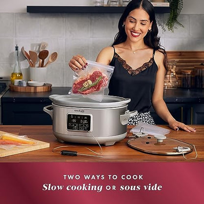 Crock-Pot 7 Quart Programmable Cook & Carry Slow Cooker l8 zs zs t1 87