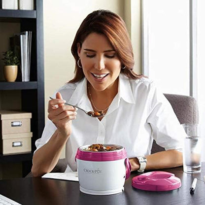 Crock-Pot Lunch Crock Portable Food Warmer 20oz – Pink ja 7q ua la lw