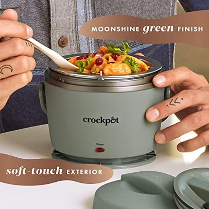 Crock-Pot Portable Electric Lunch Box Food Warmer – Green w8 y7 7u gh 4j