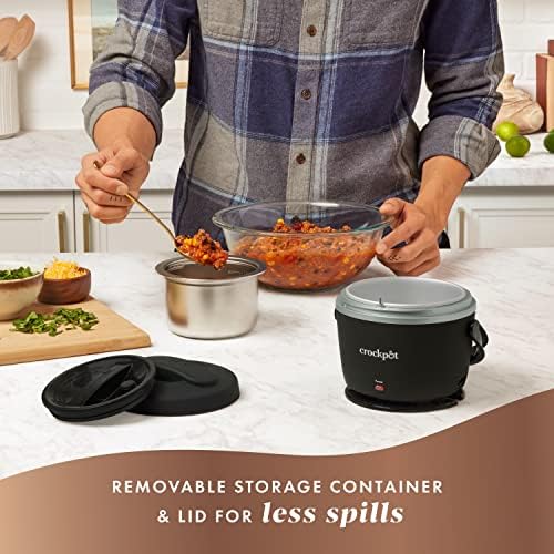 Crock-Pot Electric Lunch Box Food Warmer 20oz – Black 1k h1 q0 z3 tx