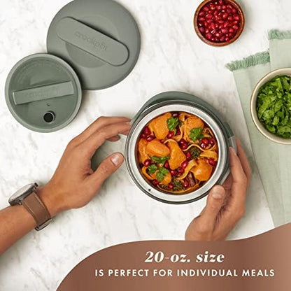 Crock-Pot Portable Electric Lunch Box Food Warmer – Green w8 y7 7u gh 4j