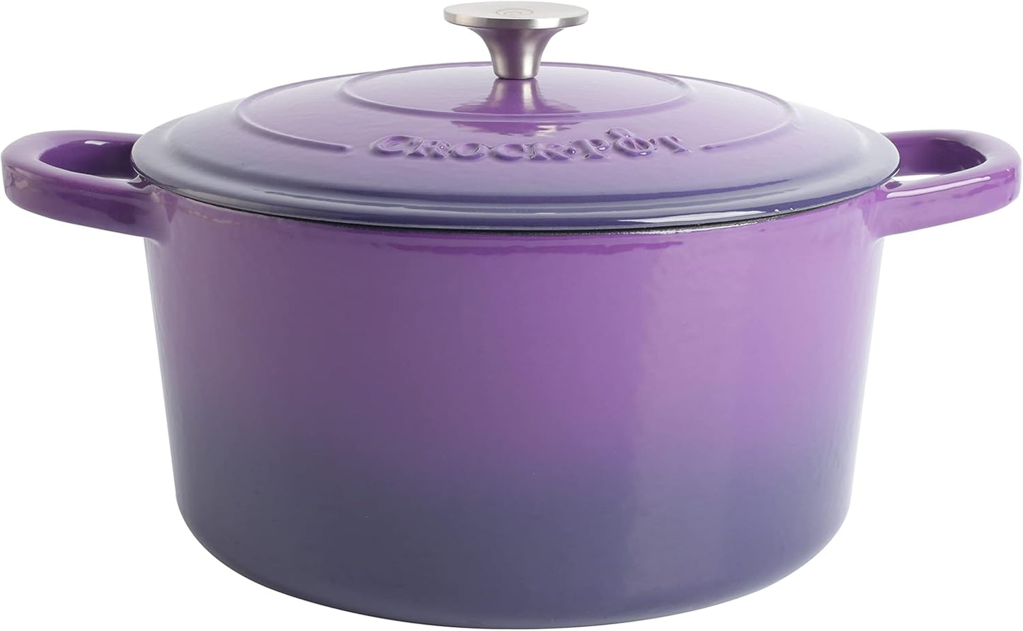 Crock-Pot 3 Quart Enameled Cast Iron Dutch Oven – Aqua 4m hv rh zm 8o