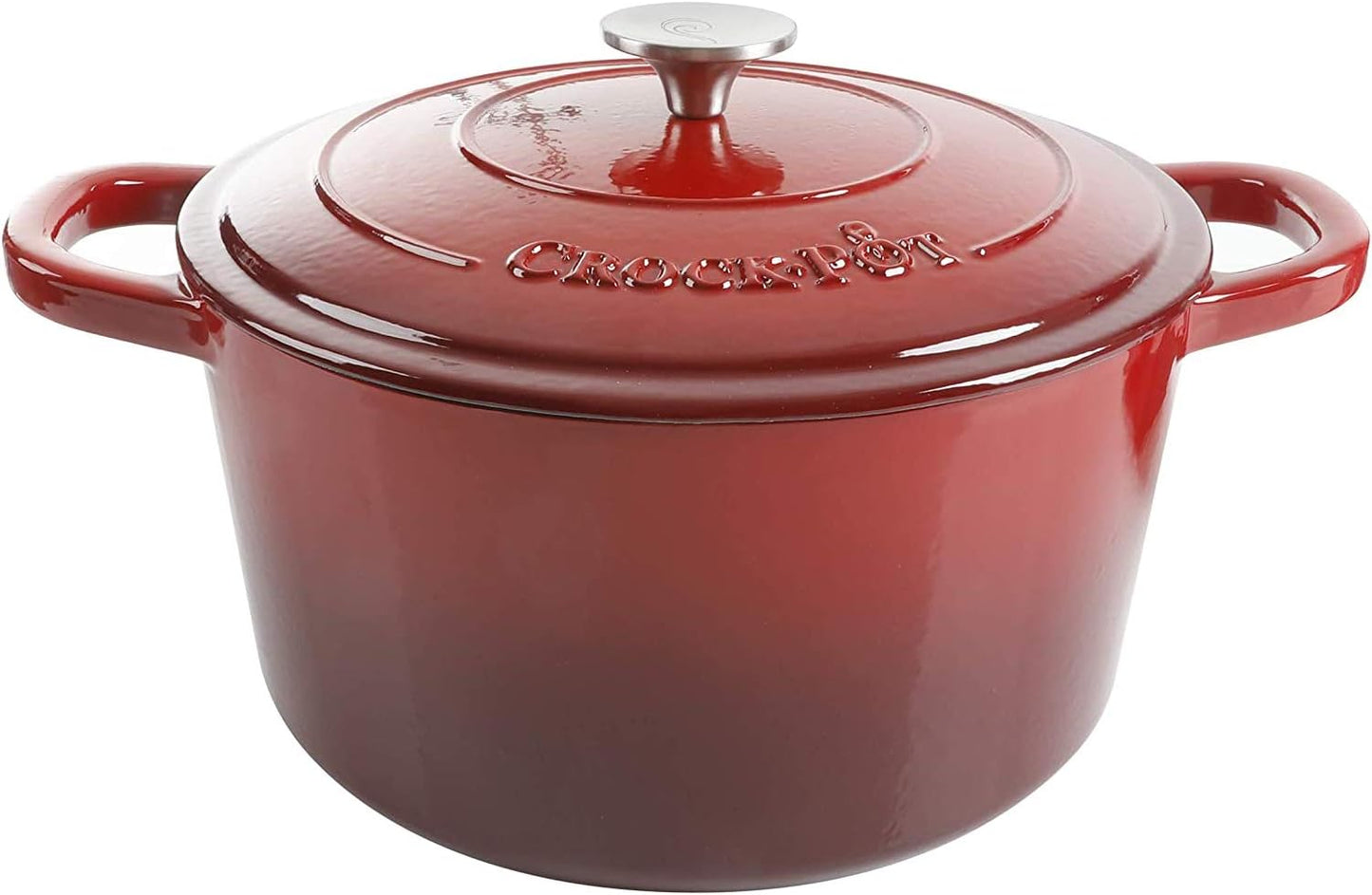 Crock-Pot 3 Quart Enameled Cast Iron Dutch Oven – Aqua 4m hv rh zm 8o