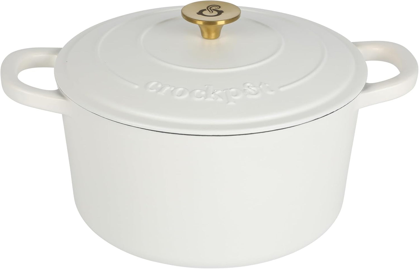 Crock-Pot 3 Quart Enameled Cast Iron Dutch Oven – Aqua 4m hv rh zm 8o