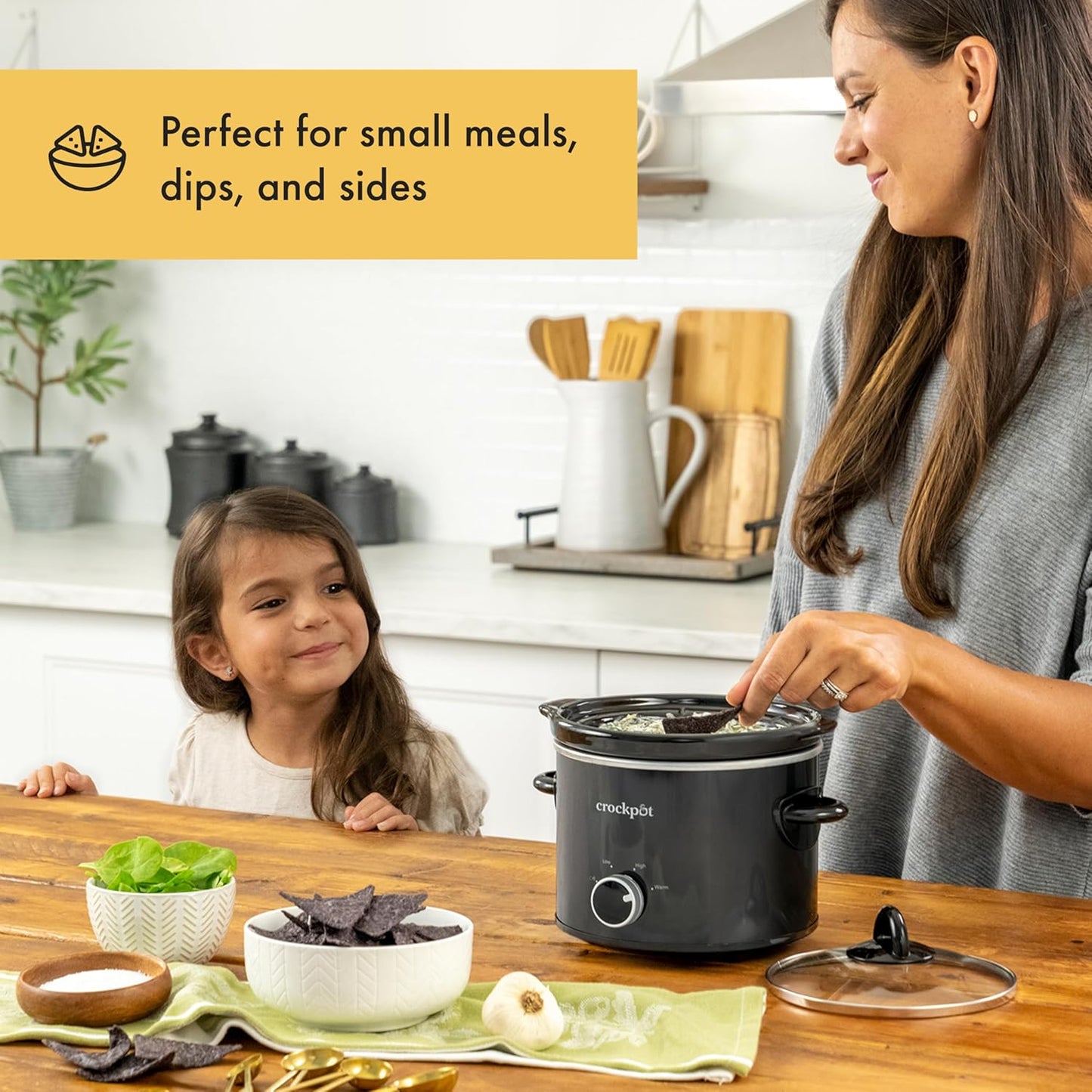 Crock-Pot 2 Quart Mini Slow Cooker – Classic Compact Cooker ec 7n rq wl 5q